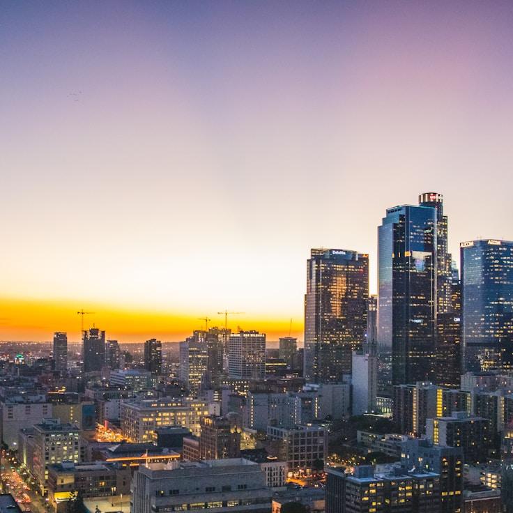Sunset outdoors in Canada