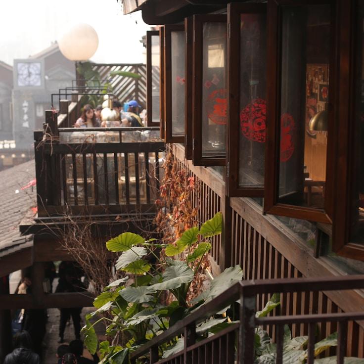 Entertainment zone at night in Canada